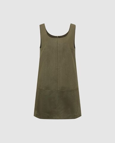  URBAN REVIVO - Đầm sát nách mini nữ cổ vuông 