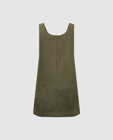  URBAN REVIVO - Đầm sát nách mini nữ cổ vuông 