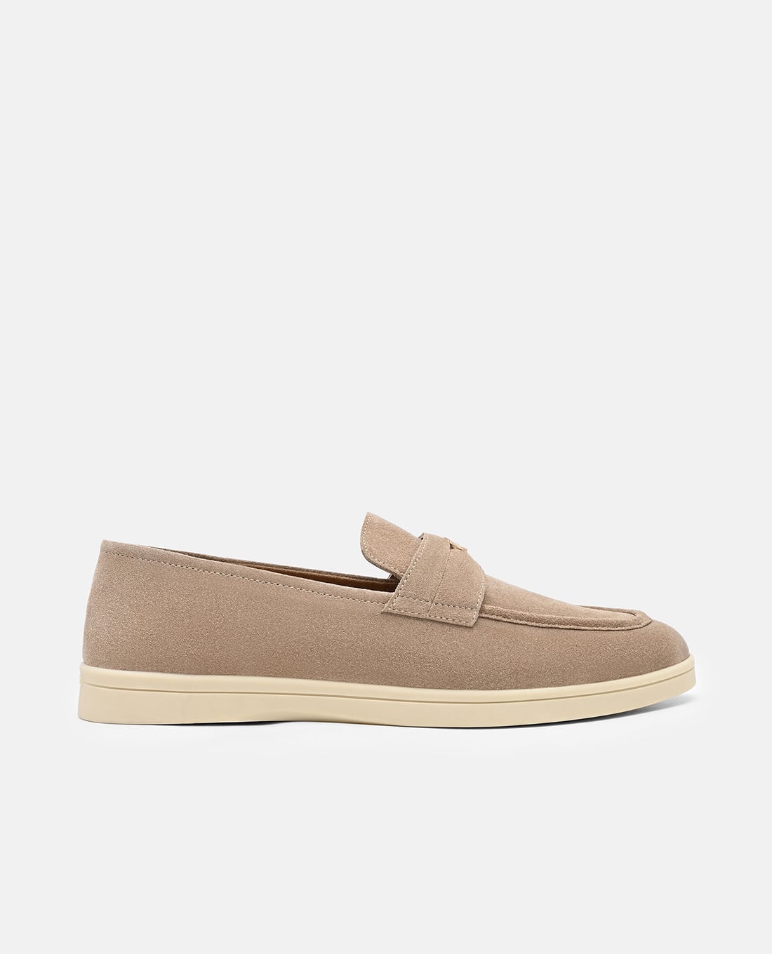 PEDRO - Giày lười nữ đế bệt mũi tròn Roam Suede