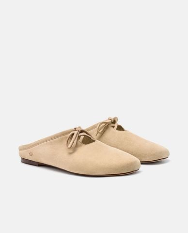  PEDRO - Giày mules nữ đế thấp mũi tròn Elise 