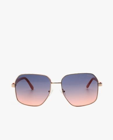  GUESS - Kính mát nữ gọng vuông bản vừa 