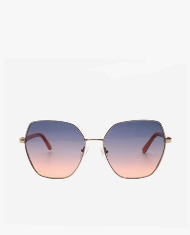 GUESS - Kính mát nữ gọng đa giác bo góc 