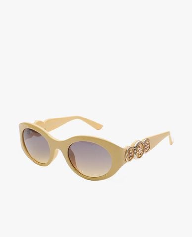  GUESS - Kính mát nữ gọng oval cá tính 