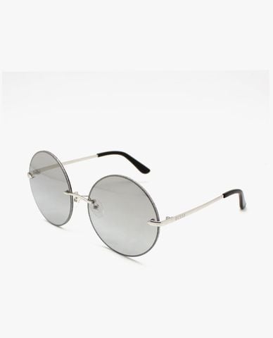  GUESS - Kính mát nữ gọng tròn bản mảnh 