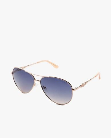  GUESS - Kính mát nữ gọng phi công thời trang 
