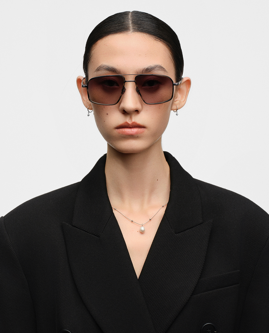 MUJOSH - Kính mát unisex gọng phi công cao cấp