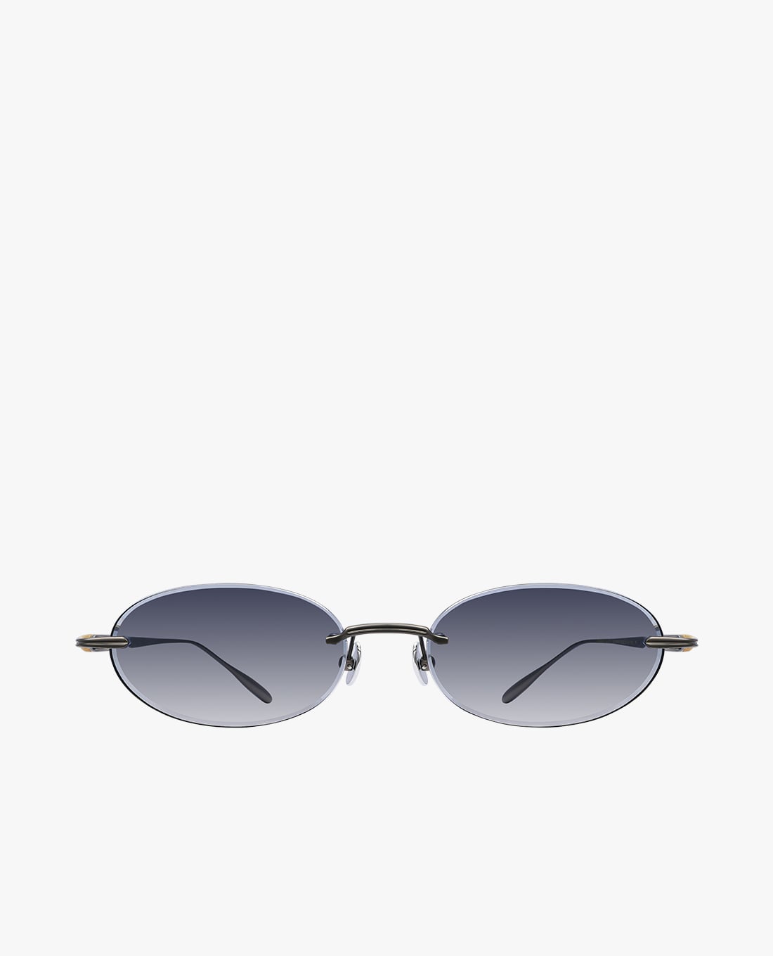 MUJOSH - Kính mát unisex gọng oval bản mảnh