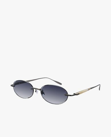  MUJOSH - Kính mát unisex gọng oval bản mảnh 