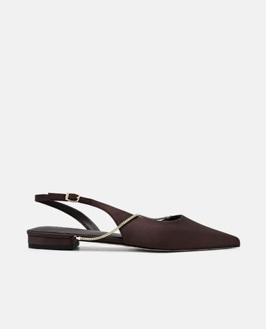  PEDRO - Giày sandals nữ đế thấp mũi nhọn Marland 