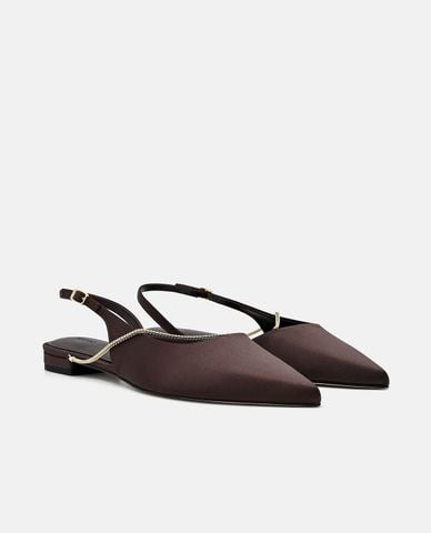  PEDRO - Giày sandals nữ đế thấp mũi nhọn Marland 