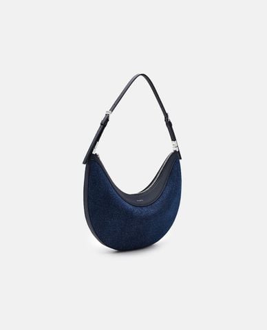  PEDRO - Túi đeo vai nữ hình bán nguyệt Jatte Denim 