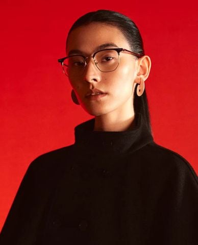  MUJOSH - Gọng kính vuông unisex bản mảnh 