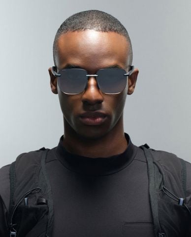  MUJOSH - Kính mát nam gọng đa giác bản mảnh 