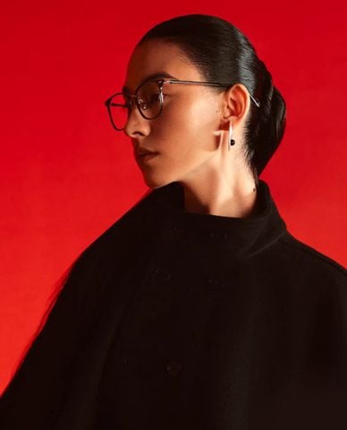  MUJOSH - Gọng kính vuông unisex bản mảnh 