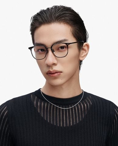  MUJOSH - Gọng kính vuông unisex bản vừa 