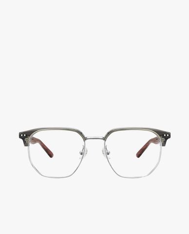  MUJOSH - Gọng kính đa giác unisex nửa viền 