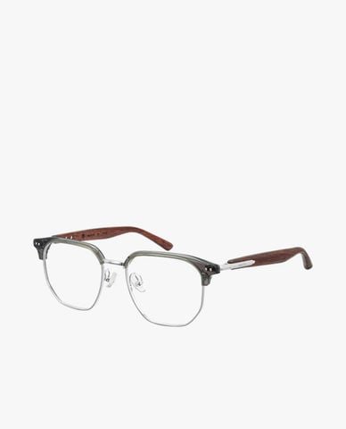  MUJOSH - Gọng kính đa giác unisex nửa viền 