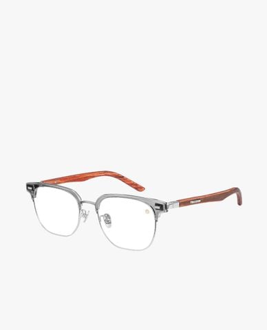  MUJOSH - Gọng kính đa giác unisex nửa viền 