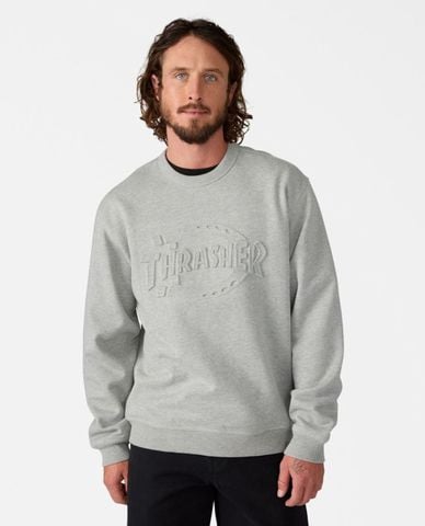  DICKIES - Áo sweatshirt nam cổ tròn tay dài Dickies X Thrasher 