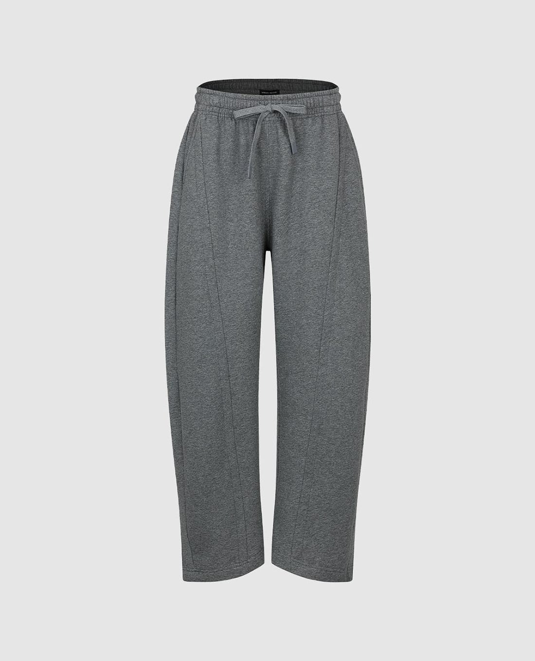 URBAN REVIVO - Quần nữ ống rộng lưng thun dây rút