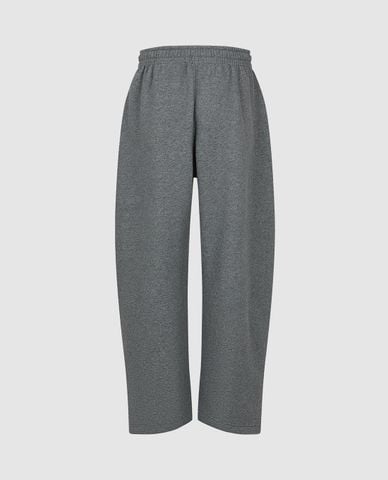  URBAN REVIVO - Quần nữ ống rộng lưng thun dây rút 