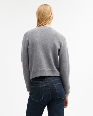  COACH - Áo sweater nữ cổ tròn tay dài Horse And Carriage 