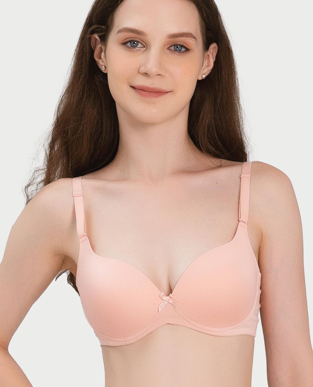 MISAKI - Áo ngực full cup trơn không gọng mút mỏng