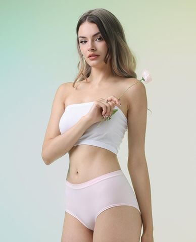  MISAKI - Quần lót nữ lưng cao polyamide trơn 