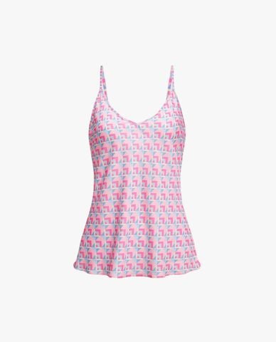  VERA - Bộ quần áo nữ ngắn mặc nhà hai dây satin in 