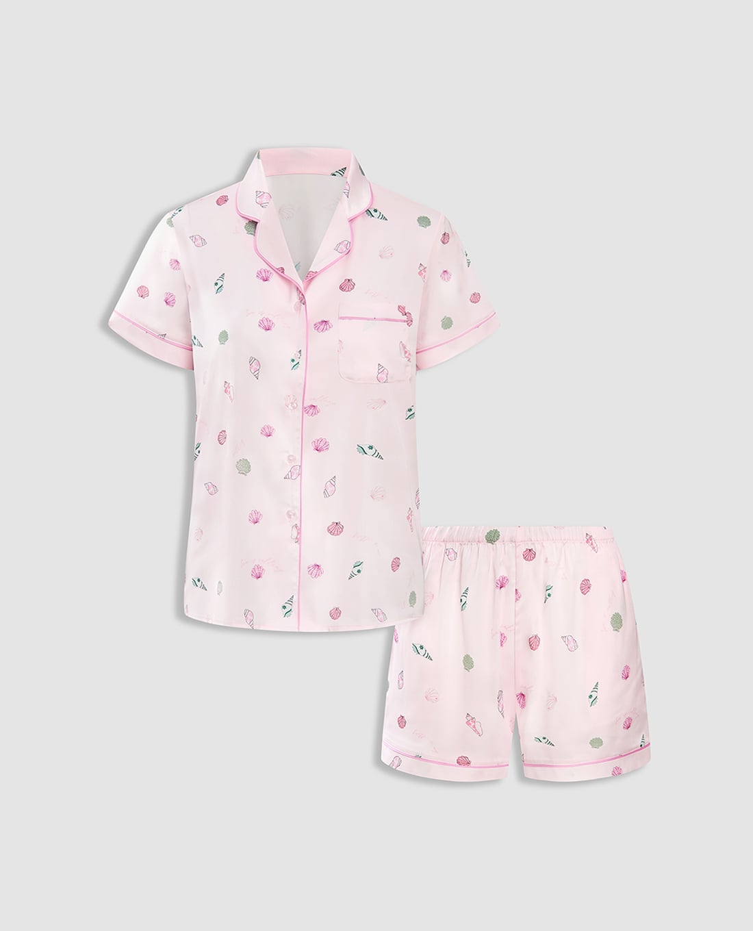 VERA - Bộ pijama ngắn nữ tay ngắn latin in