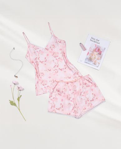  VERA - Bộ quần áo nữ ngắn mặc nhà latin in 