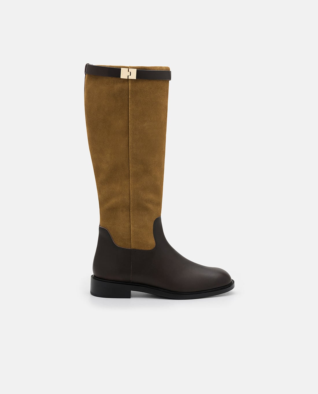 PEDRO - Giày boots nữ đế thấp cổ cao Jatte