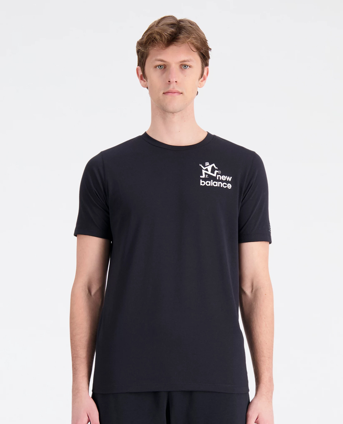 NEW BALANCE - Áo thun nam cổ tròn tay ngắn Graphic