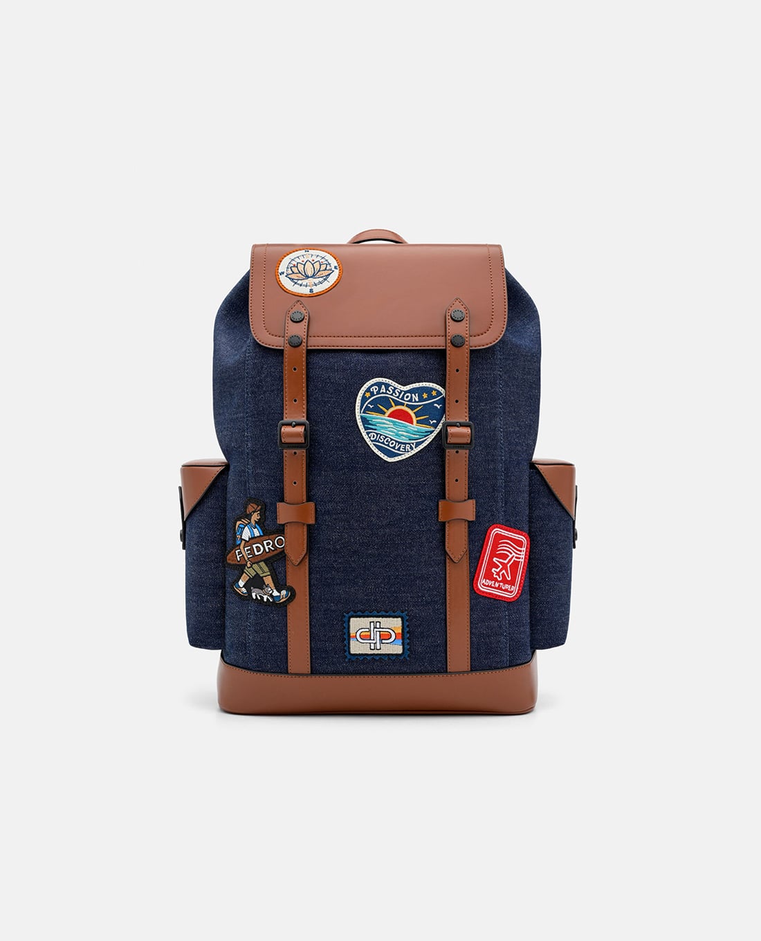 PEDRO - Balo nam phom chữ nhật Jones Denim
