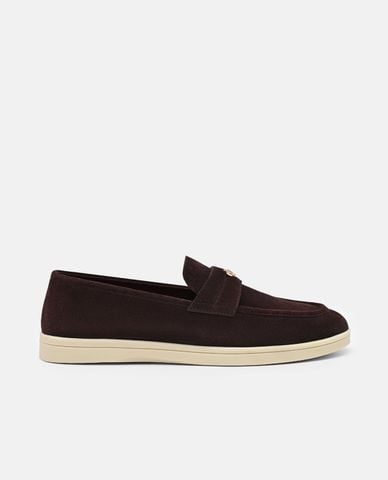  PEDRO - Giày lười nữ đế bệt mũi tròn Roam Suede 