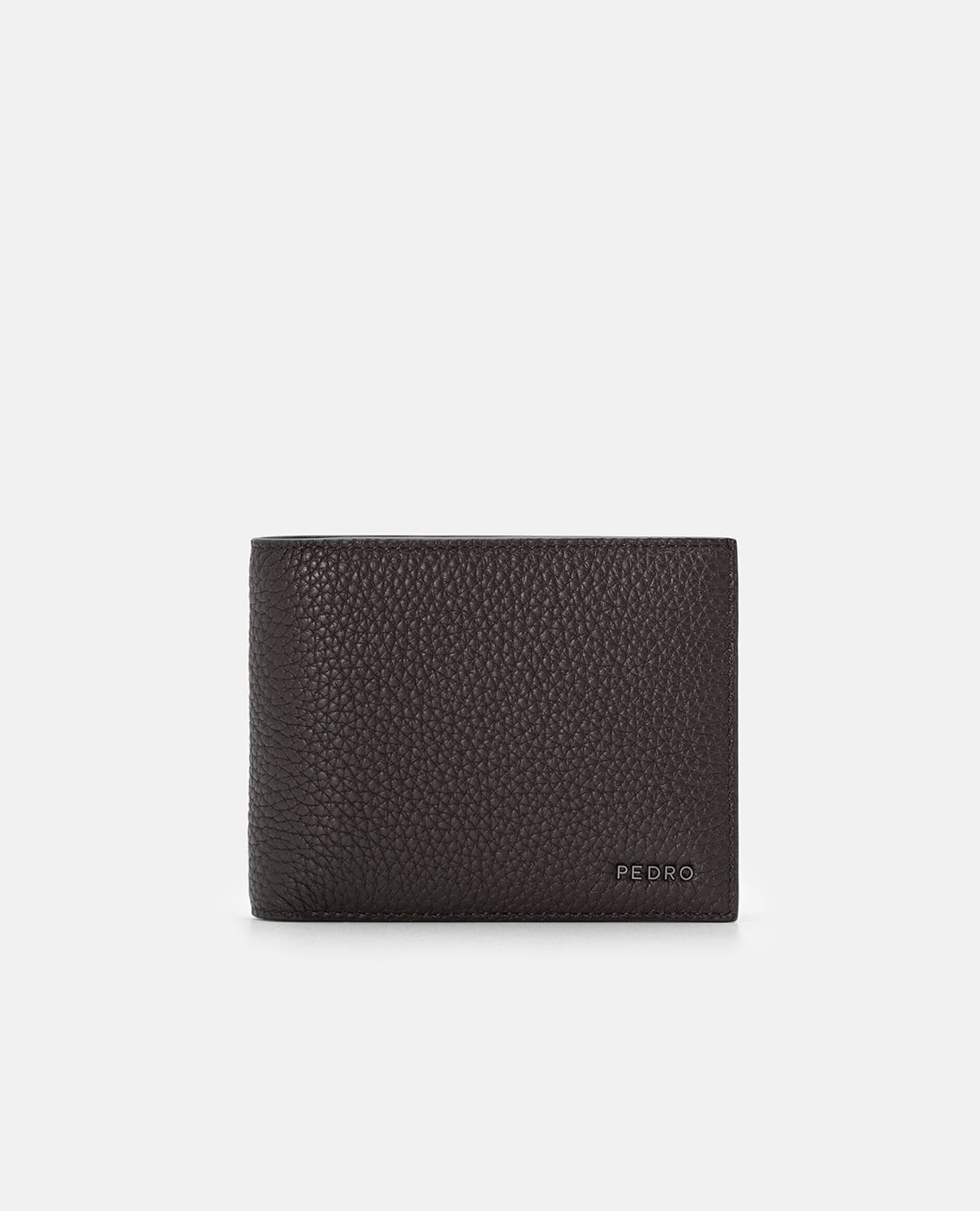 PEDRO - Ví nam dáng ngắn gập đôi Tumbled Leather With Insert