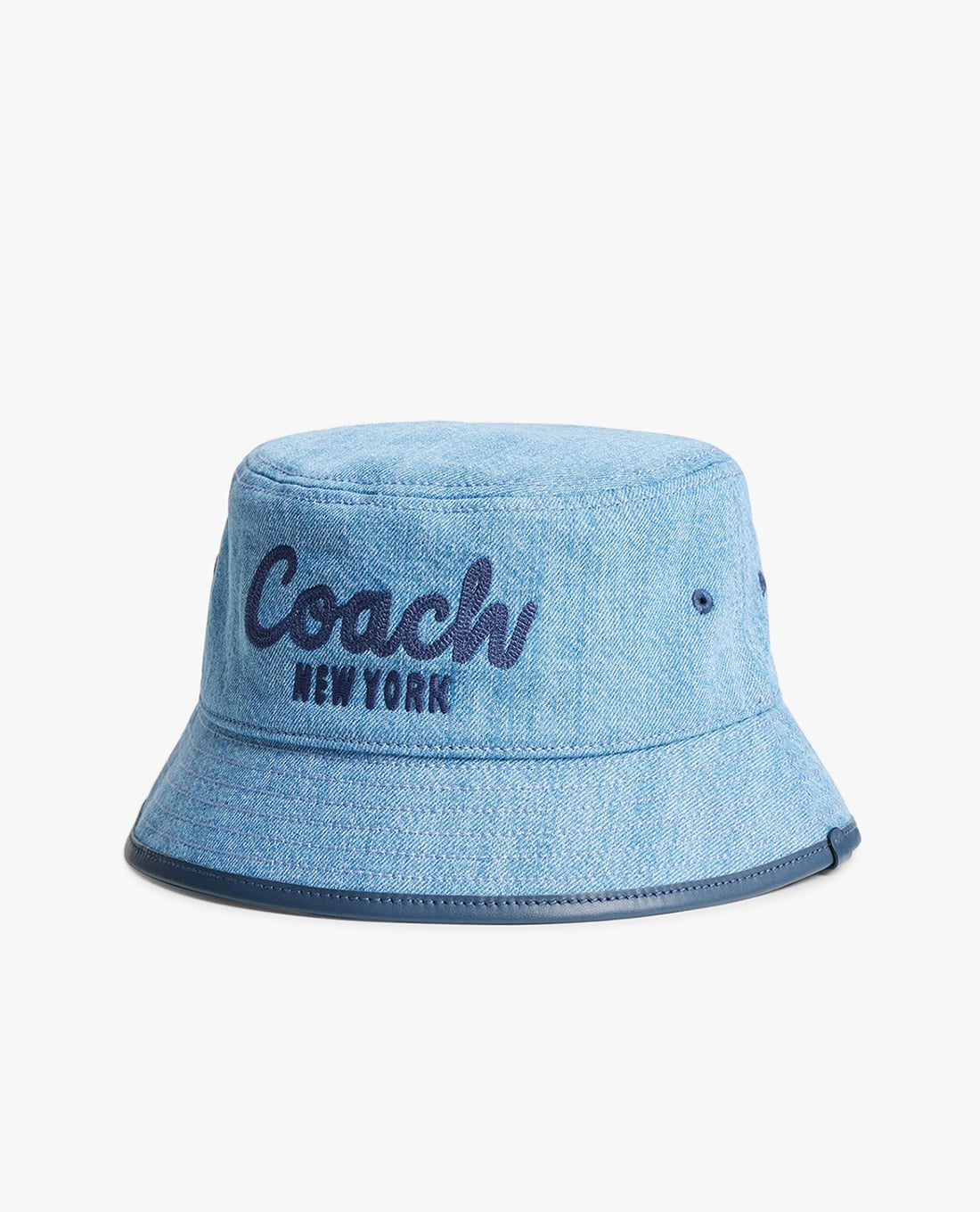 COACH - Nón bucket nữ Script Embroidered Denim