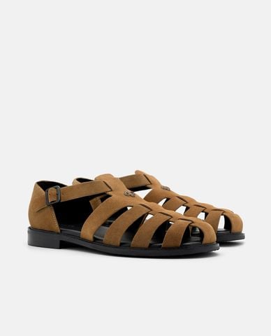  PEDRO - Giày sandals nam đế bệt Brent Suede 