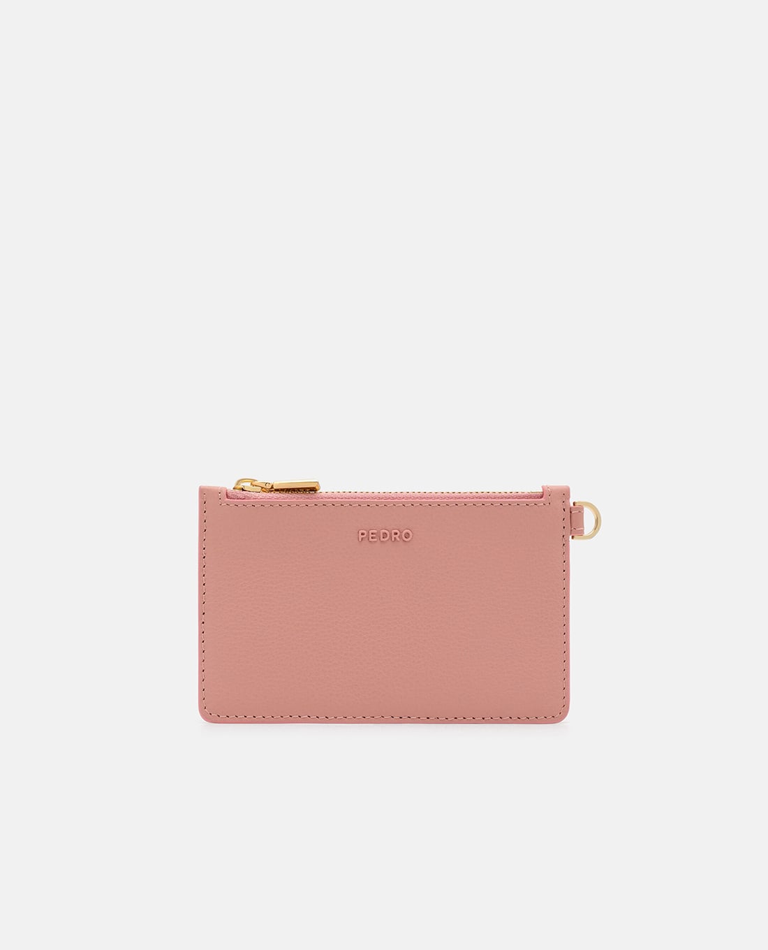 PEDRO - Ví đựng thẻ nữ phom chữ nhật Tumbled Leather