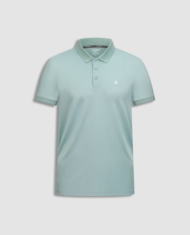  JOCKEY - Áo polo nam tay ngắn thêu logo 