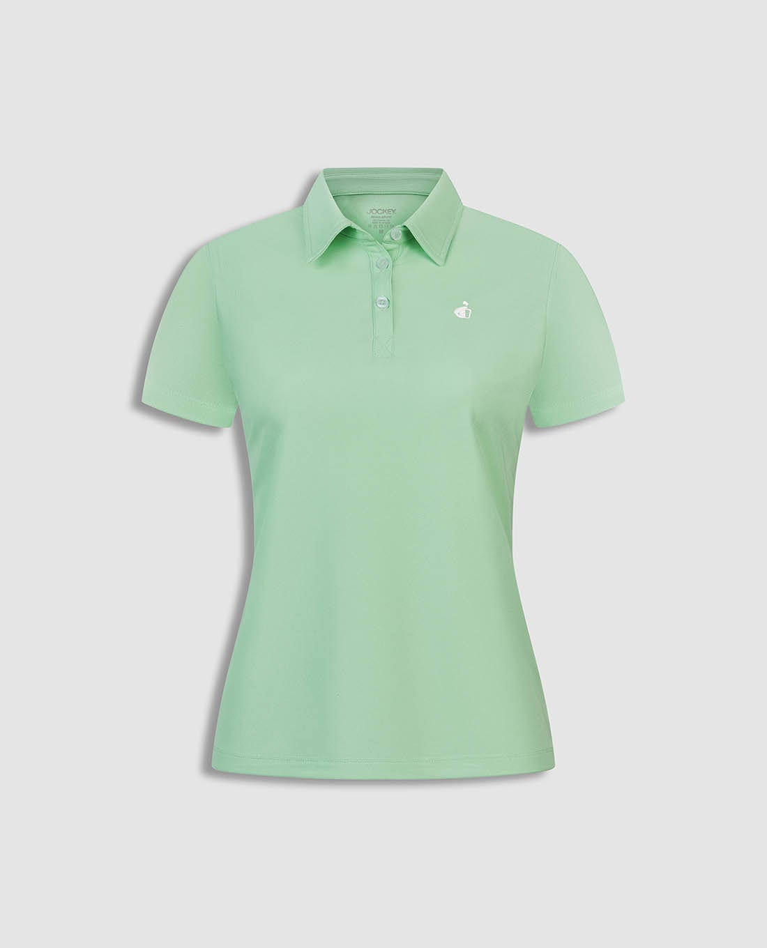 JOCKEY - Áo polo nữ cổ bẻ tay ngắn thêu logo