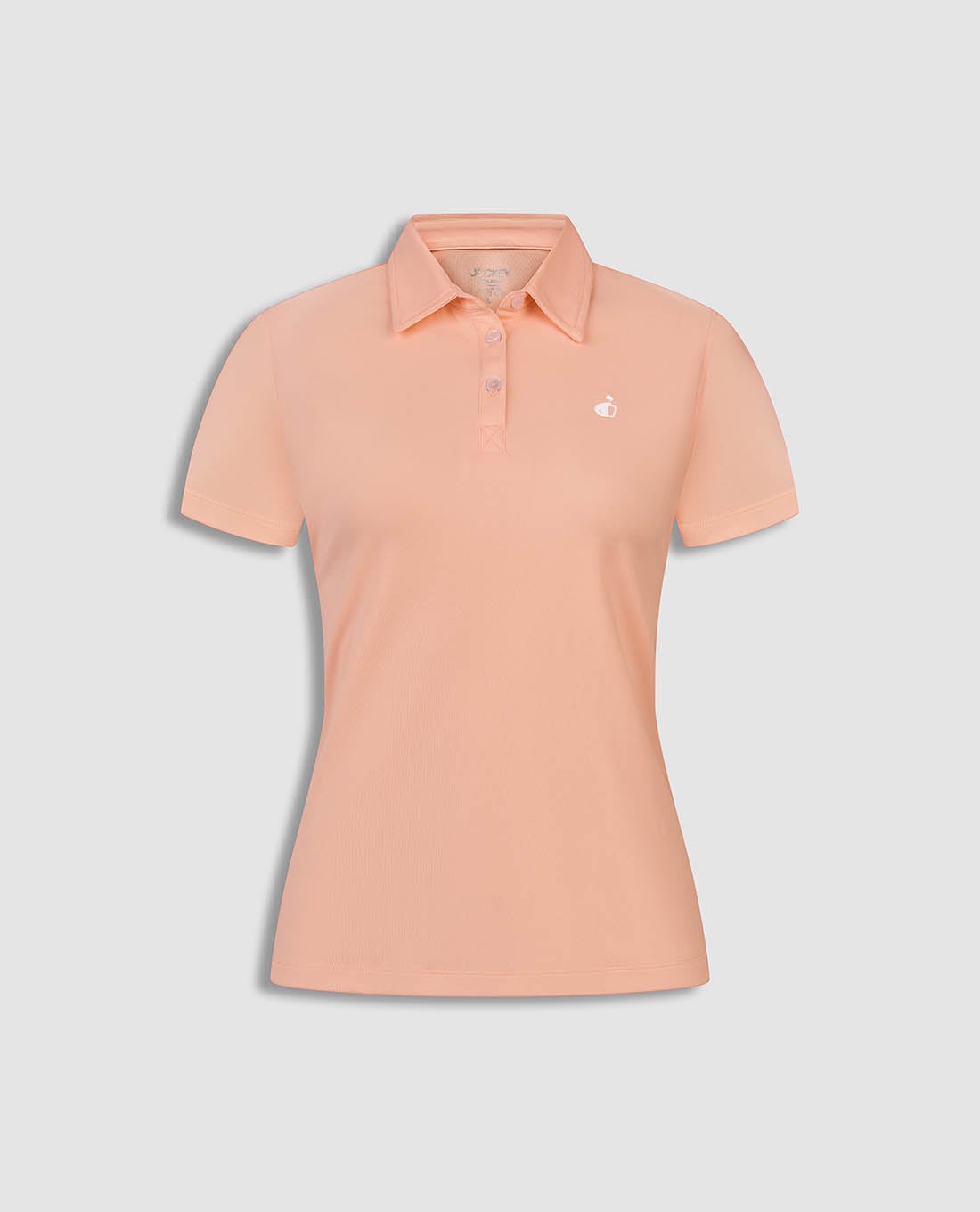 JOCKEY - Áo polo nữ cổ bẻ tay ngắn thêu logo