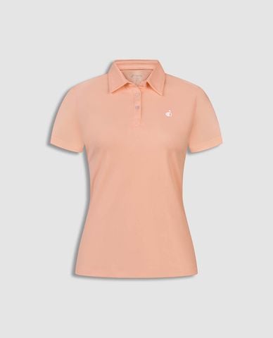  JOCKEY - Áo polo nữ cổ bẻ tay ngắn thêu logo 