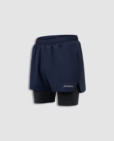  JOCKEY - Quần short tập luyện nam in logo 