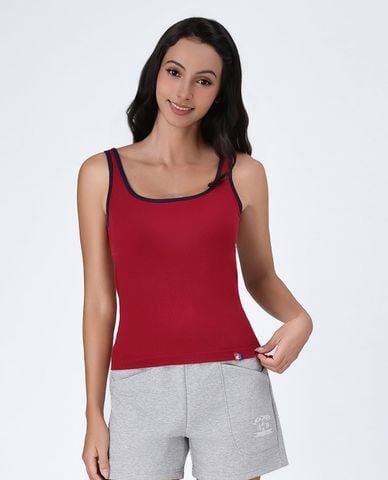  JOCKEY - Áo ba lỗ nữ mặc nhà kèm mút 