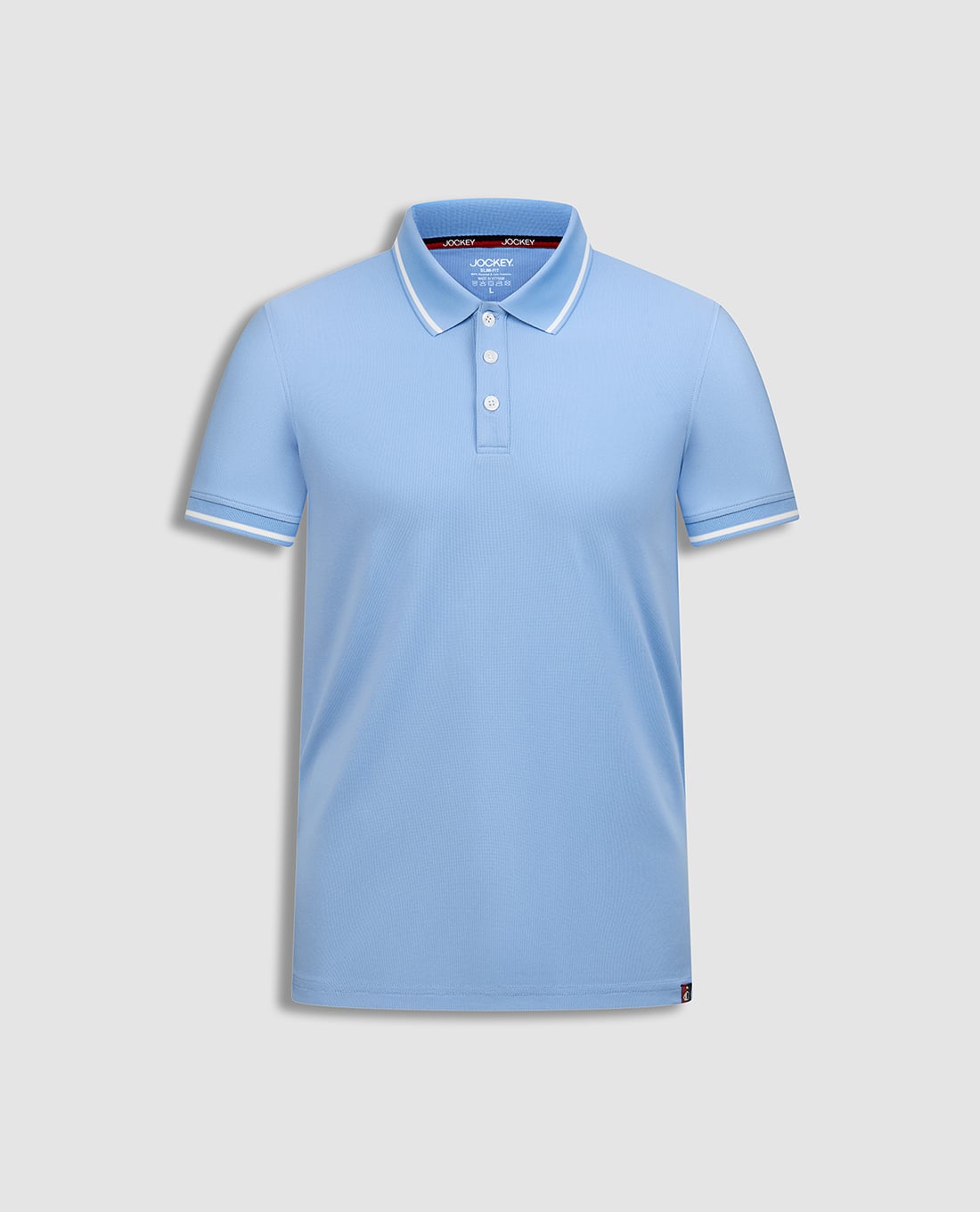 JOCKEY - Áo polo nam tay ngắn phối viền