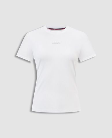  JOCKEY - Áo thun thể thao nữ tay ngắn in logo 