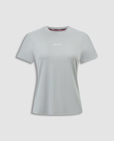  JOCKEY - Áo thun thể thao nữ tay ngắn in logo 