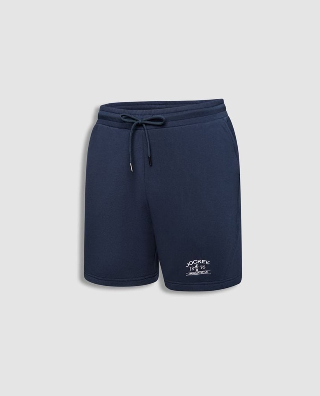 JOCKEY - Quần short nam lưng thun da cá thêu logo