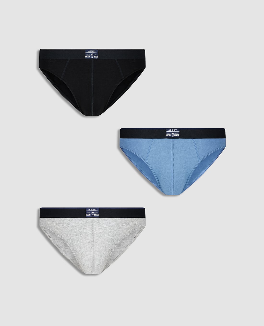 JOCKEY - Set 3 quần lót nam viscose dáng brief